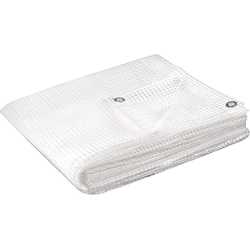 vendita online Telone retinato trasparente in polietilene Teli protettivi Vanzo Centro Fer